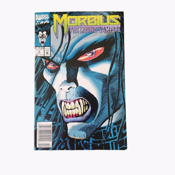 Marvel Morbius The Living Vampire #2 1992 Comic Book Collector Bagged Boarded - Picture 1 of 2